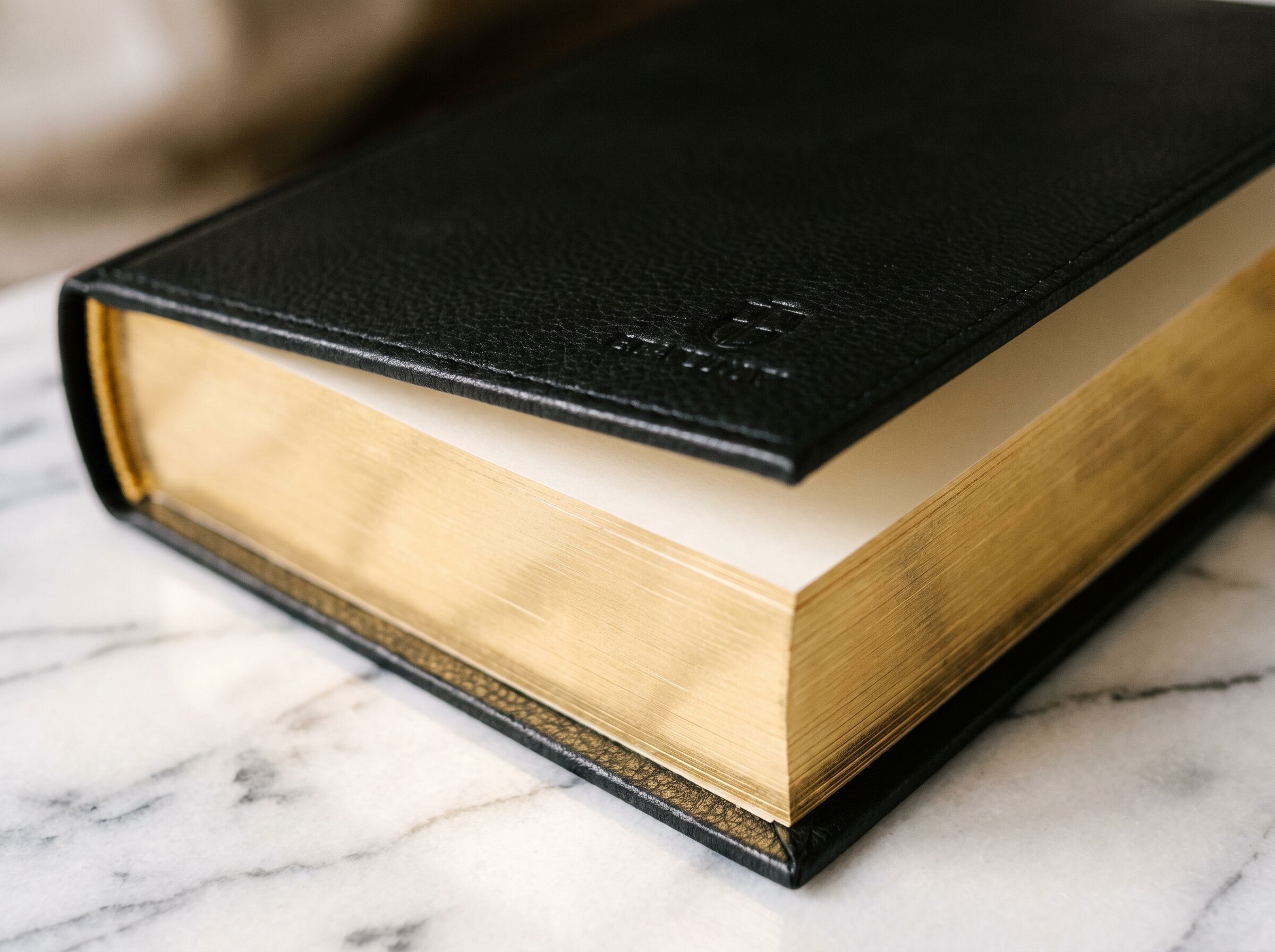 Premium leather-bound photo book